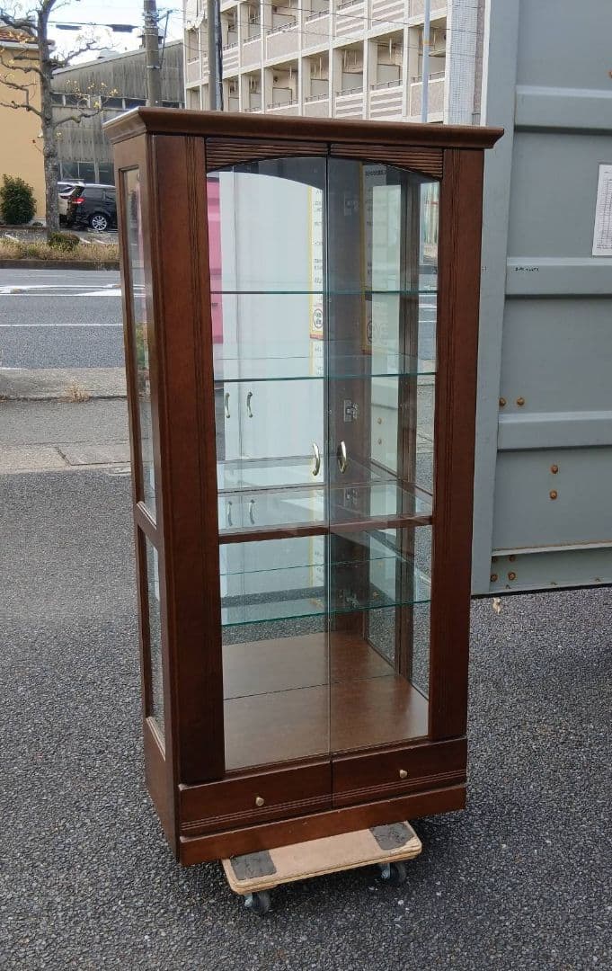地域限定配送無料　大塚家具　飾り棚　キャビネット