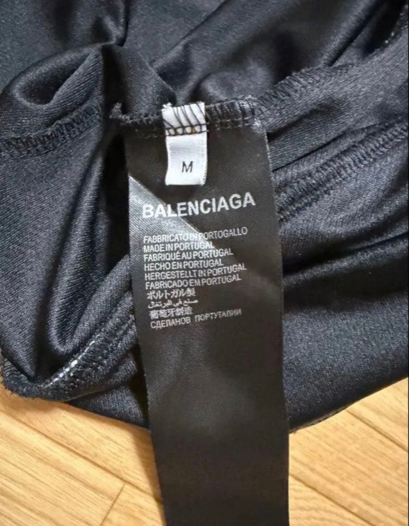Balenciaga 黒 Tシャツ PARIS 10