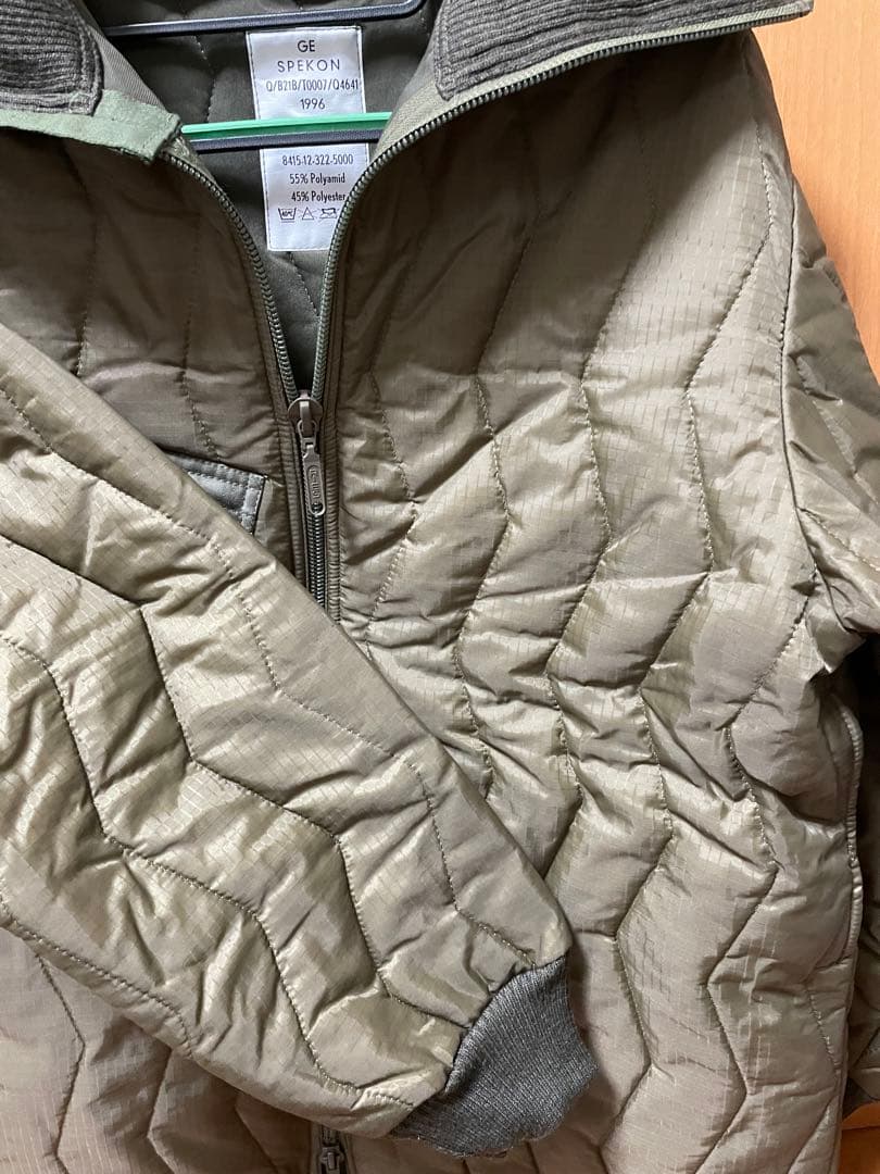 美品90年代ドイツ軍 ミリタリー  キルティングライナージャケット ヴィンテージ