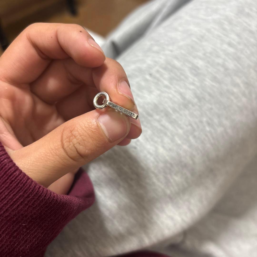 クロムハーツ タイニーカットアウトクロスドッグタグとロールチェーン