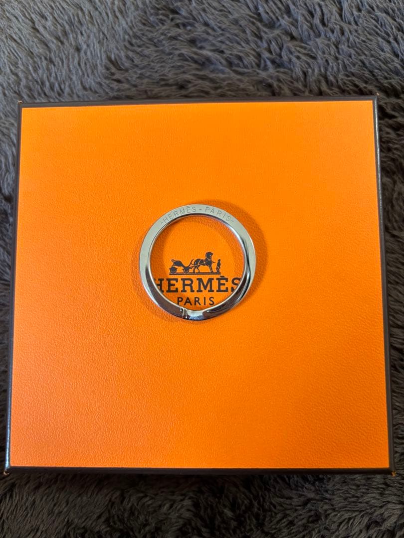 HERMES エルメス　Hトゥ・スピード　シルバー　キーリング