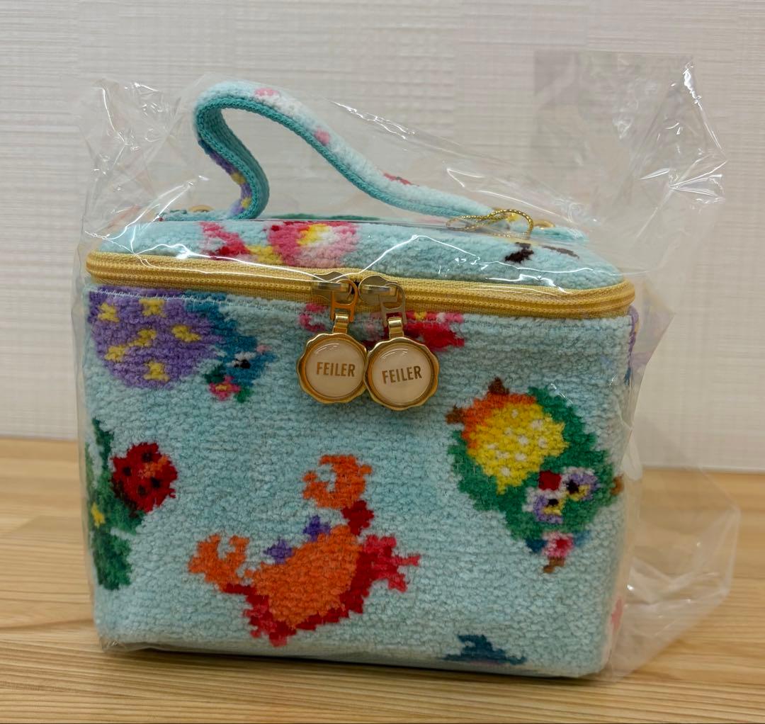 【新品未使用】フェイラー神崎恵コラボ バニティーポーチ