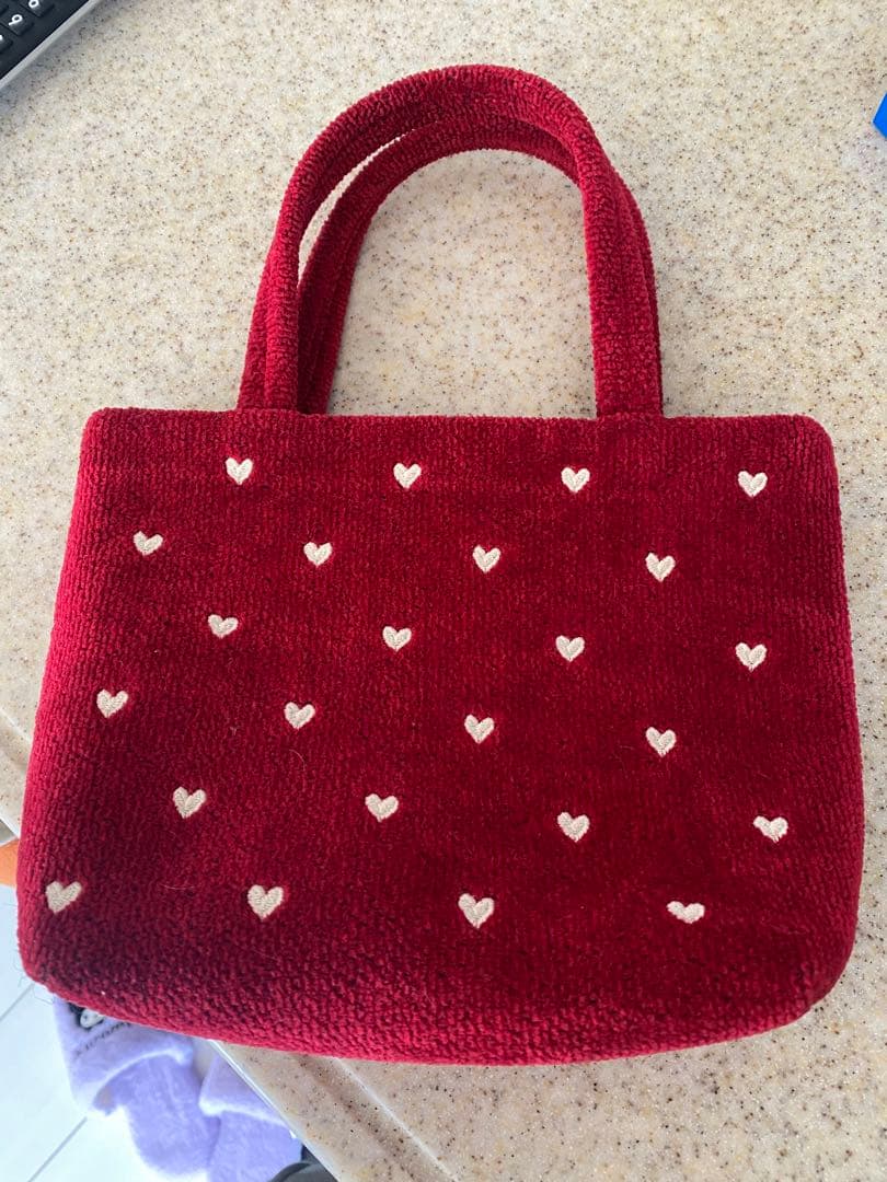 LOVERARY by FEILER 赤いトートバッグ