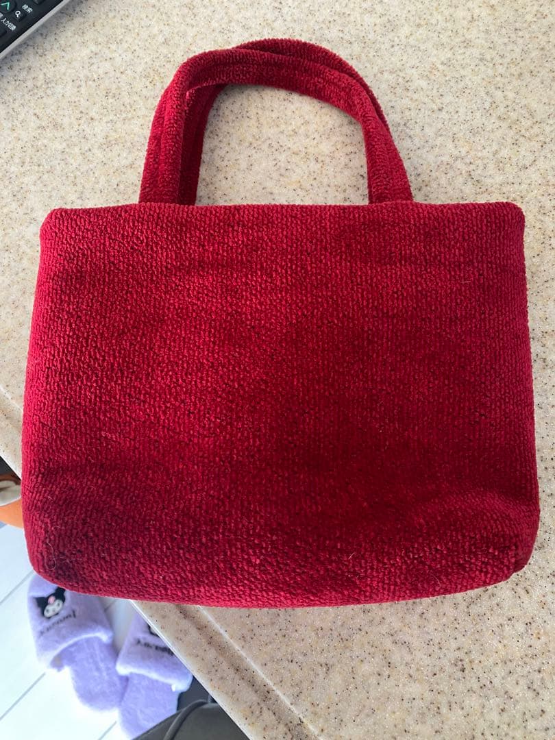 LOVERARY by FEILER 赤いトートバッグ