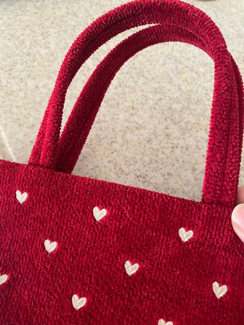 LOVERARY by FEILER 赤いトートバッグ