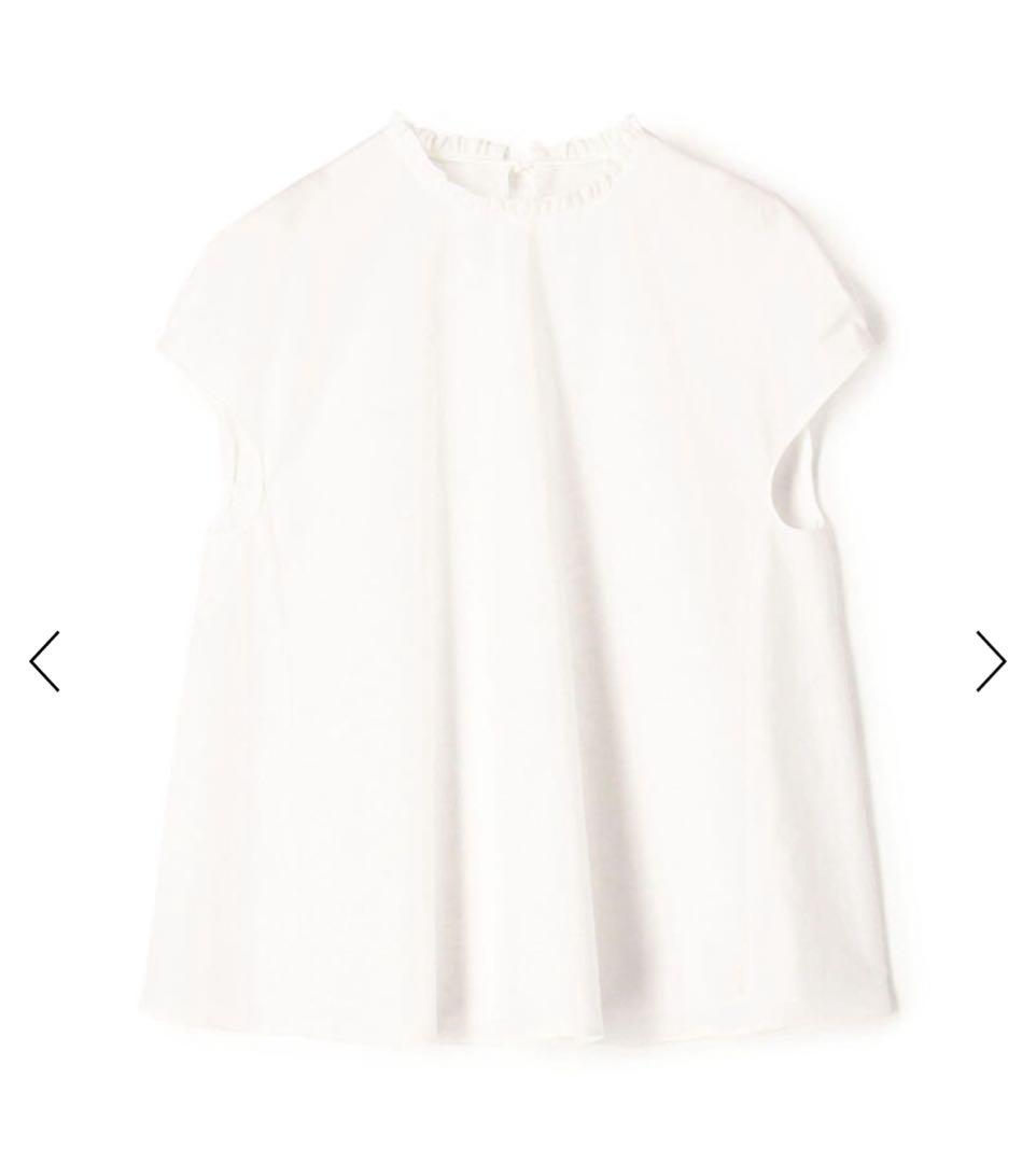 【美品】TOMORROWLAND プロセスドコットン Aラインブラウス