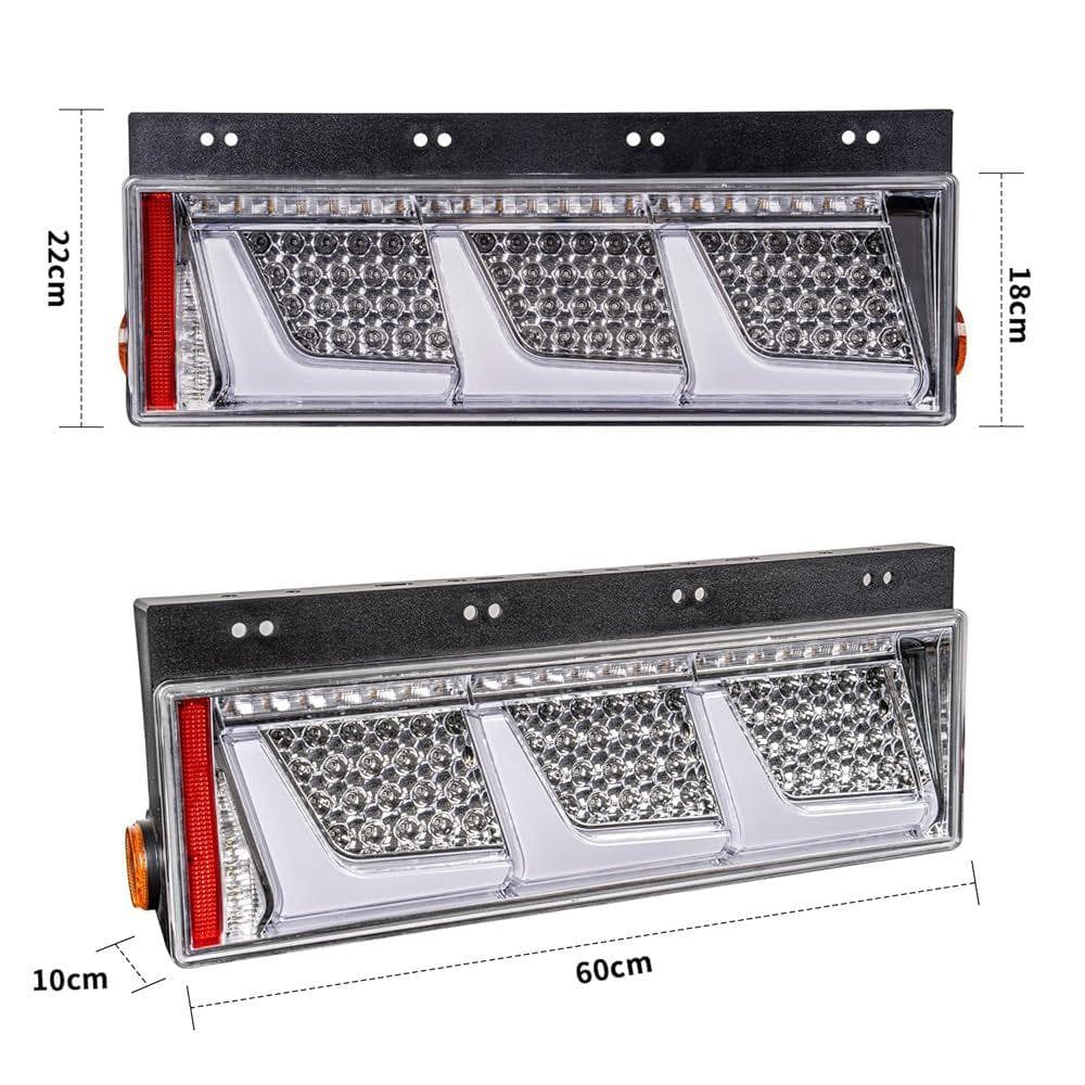 汎用トラックテールランプ LED リアコンビネーションランプ 24V 12v