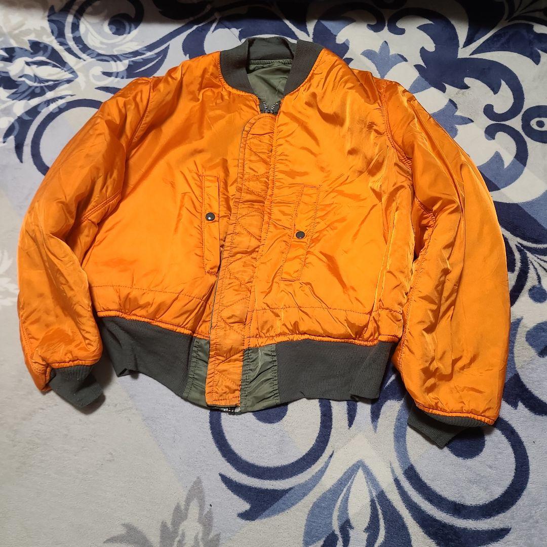 USA製 アルファ Alpha MA-1 フライトジャケット オリーブグリーン