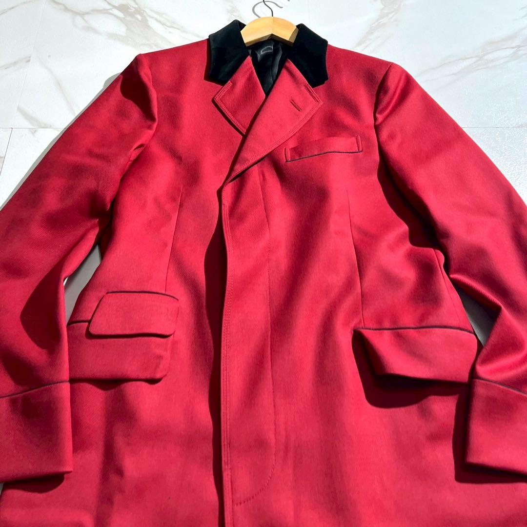 ジャケット・アウター GUCCI 15AW Chester coat Velvet Red 48