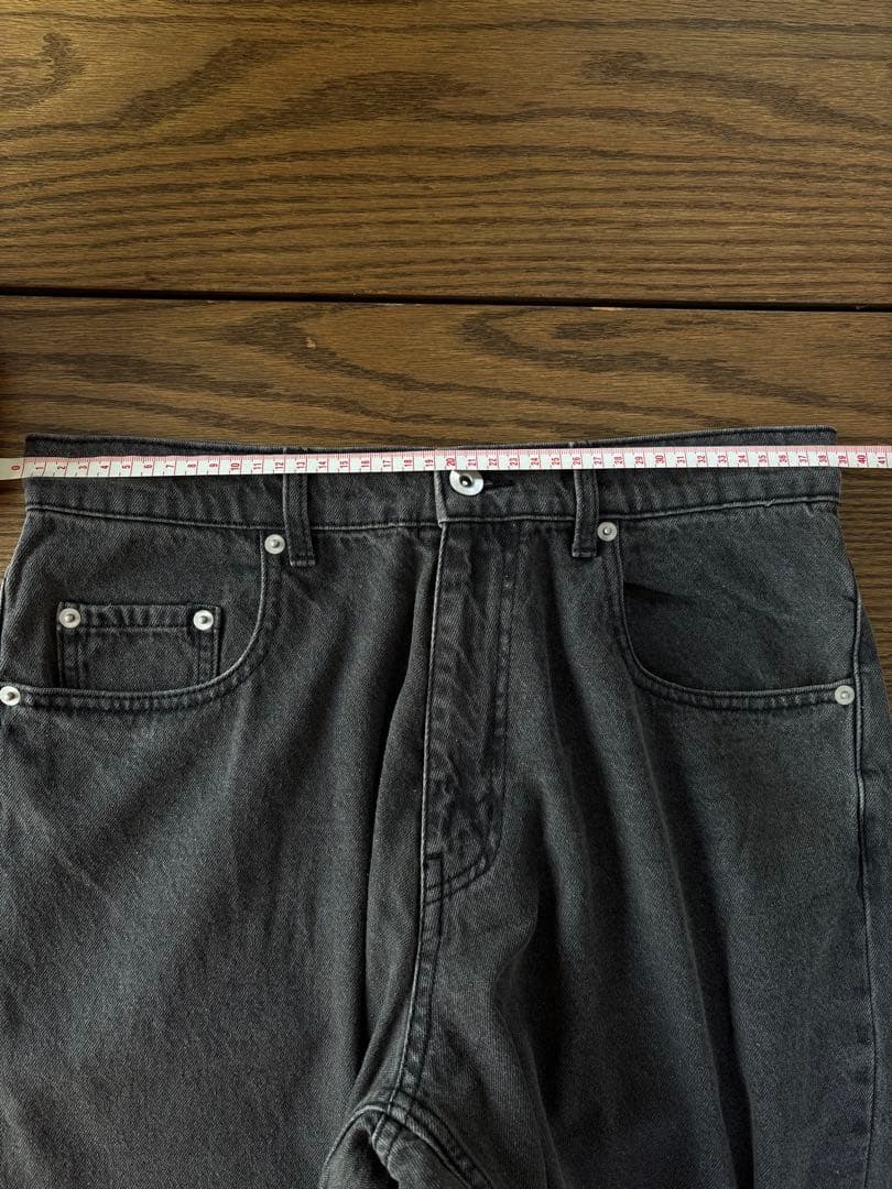 新品 JULYNINE グレー デニムパンツ　BASICデニム ジュライナイン