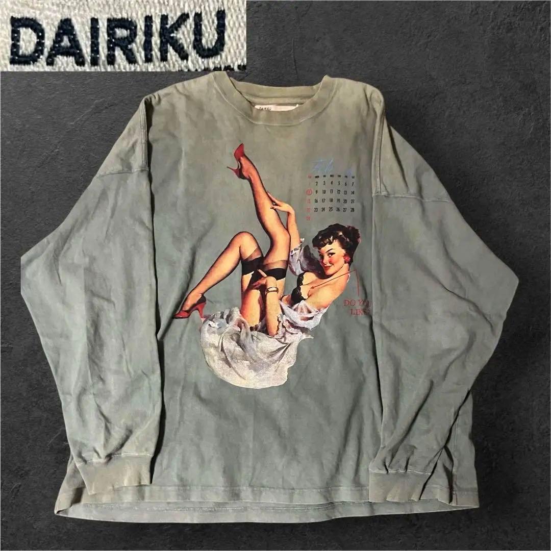 トップス DAIRIKU 20AW Pinup Girl Long Sleeve Tee