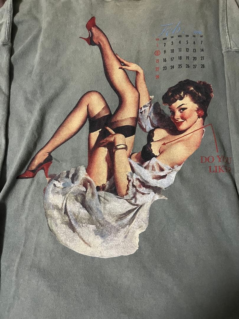 トップス DAIRIKU 20AW Pinup Girl Long Sleeve Tee