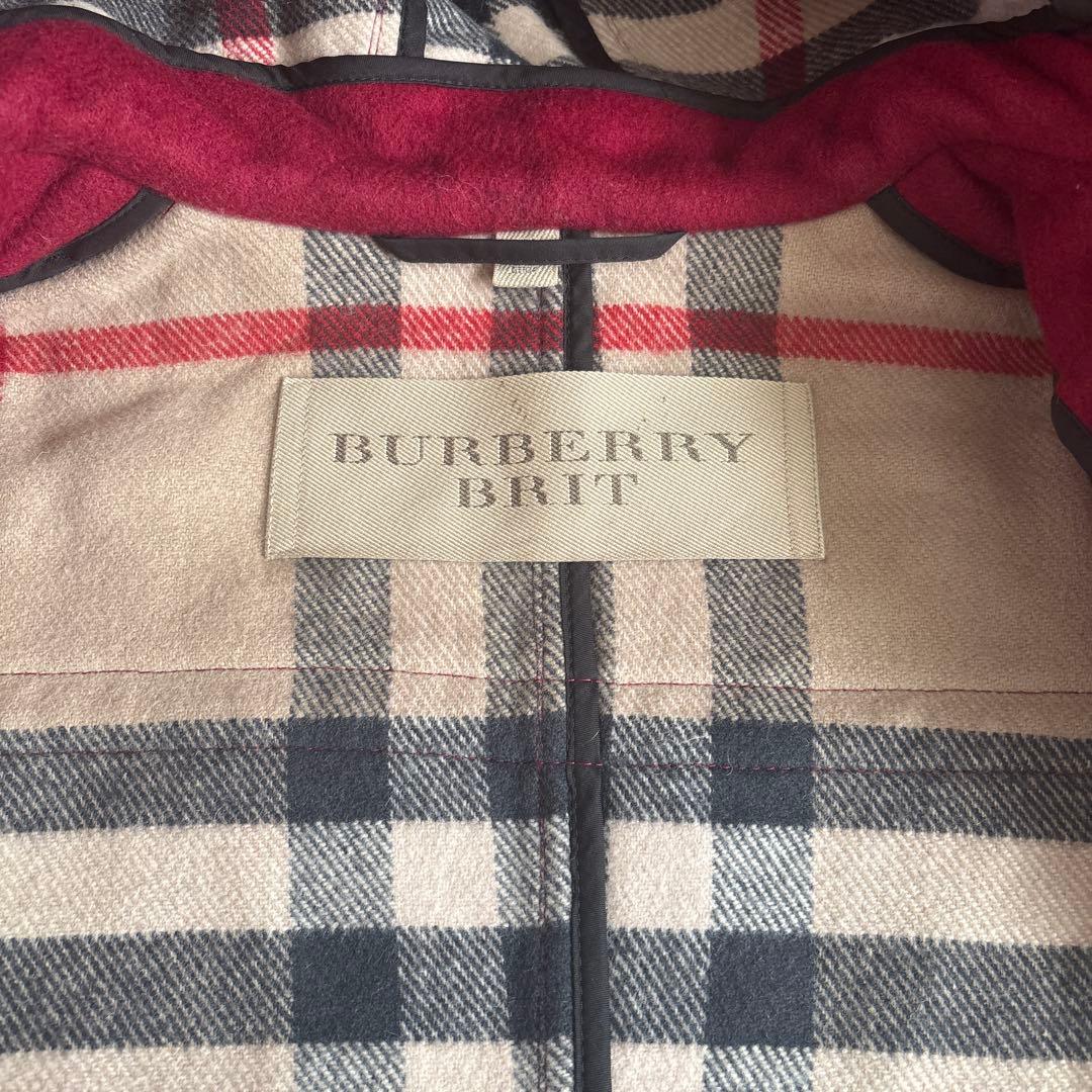 【美品】BURBERRY 2wayダッフルコート フォックスファー