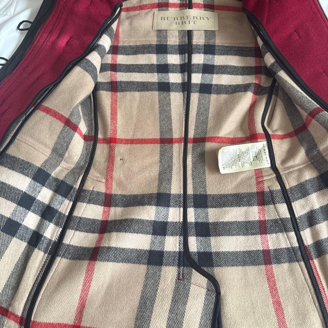 【美品】BURBERRY 2wayダッフルコート フォックスファー