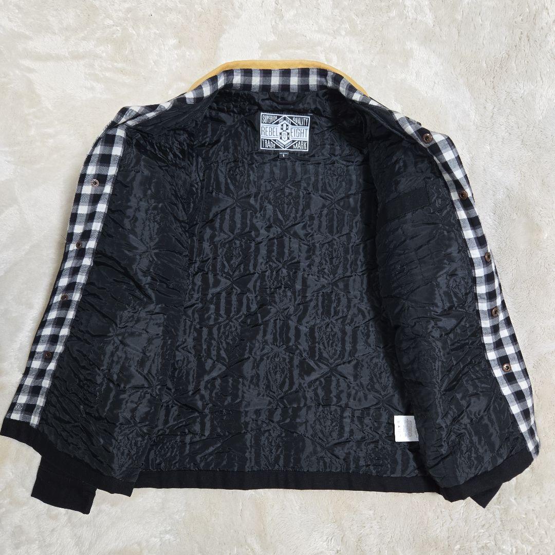 Rebel8 レベルエイト plaid Bolted Jacket ダック地