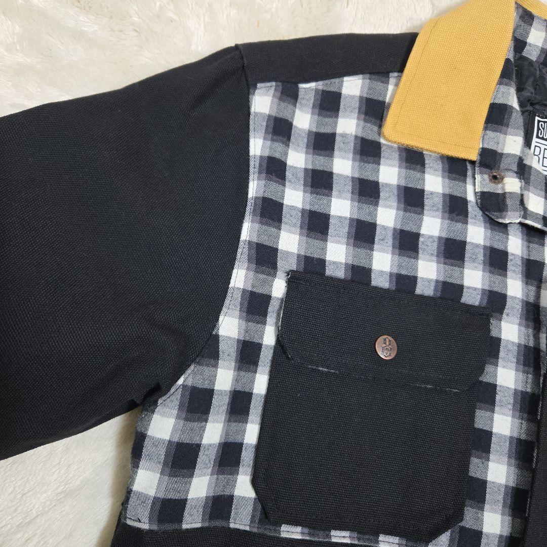 Rebel8 レベルエイト plaid Bolted Jacket ダック地
