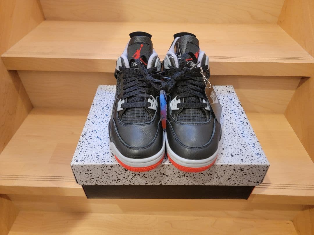 新品未使用　Air Jordan 4 BRED GS