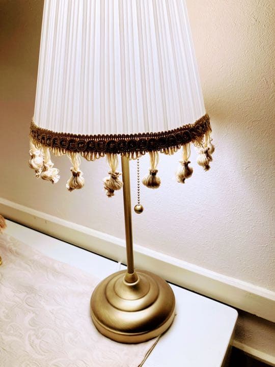 ロココ調テーブルランプ2set新品