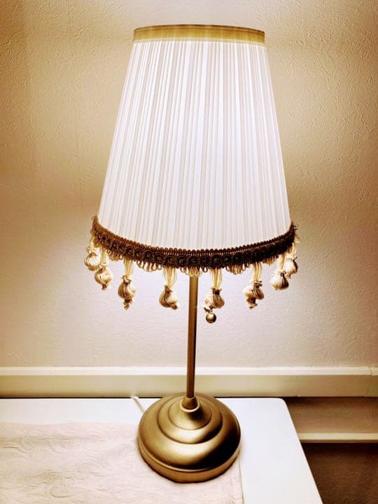 ロココ調テーブルランプ2set新品