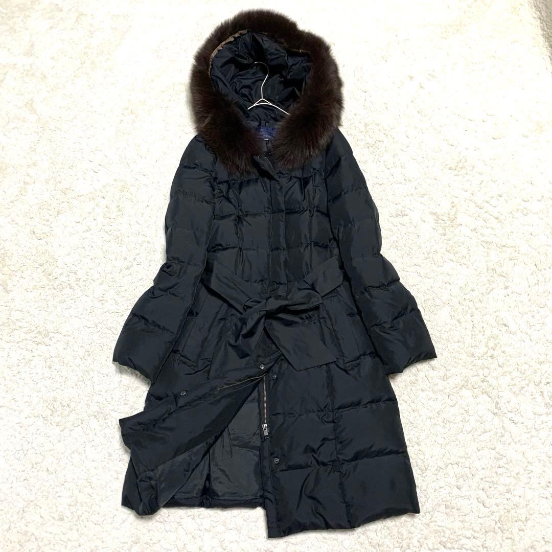 ゆ*〜様 ジャスグリッティー フォックスファー フードダウンコート コート