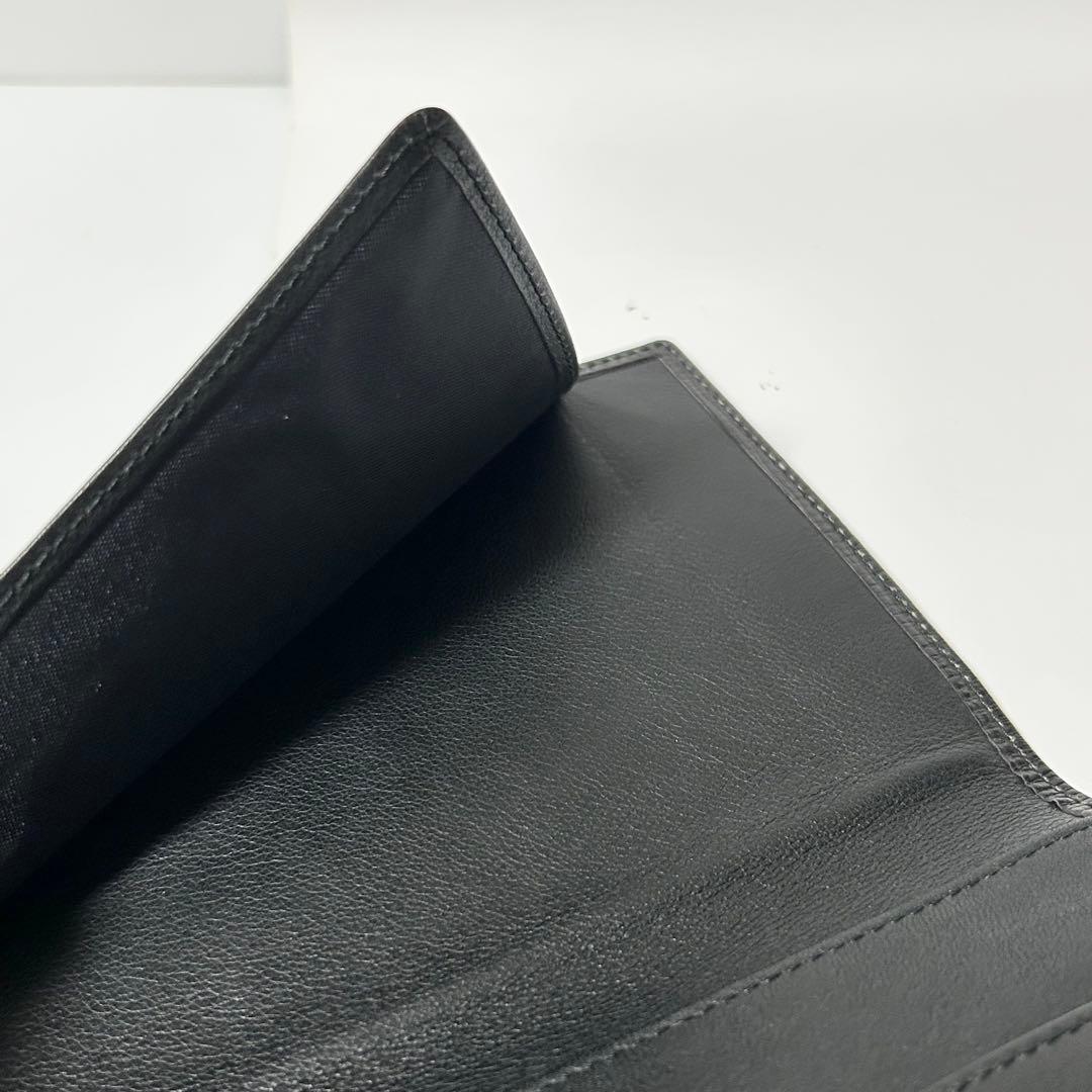 美品 LOEWE ロエベ L18 アナグラム レザー 二つ折り 長財布