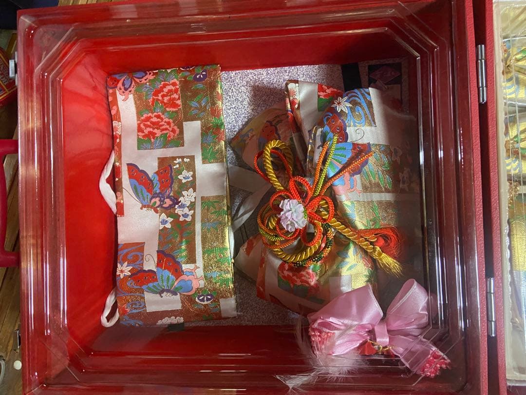 七五三　帯、小物　はこせこセット