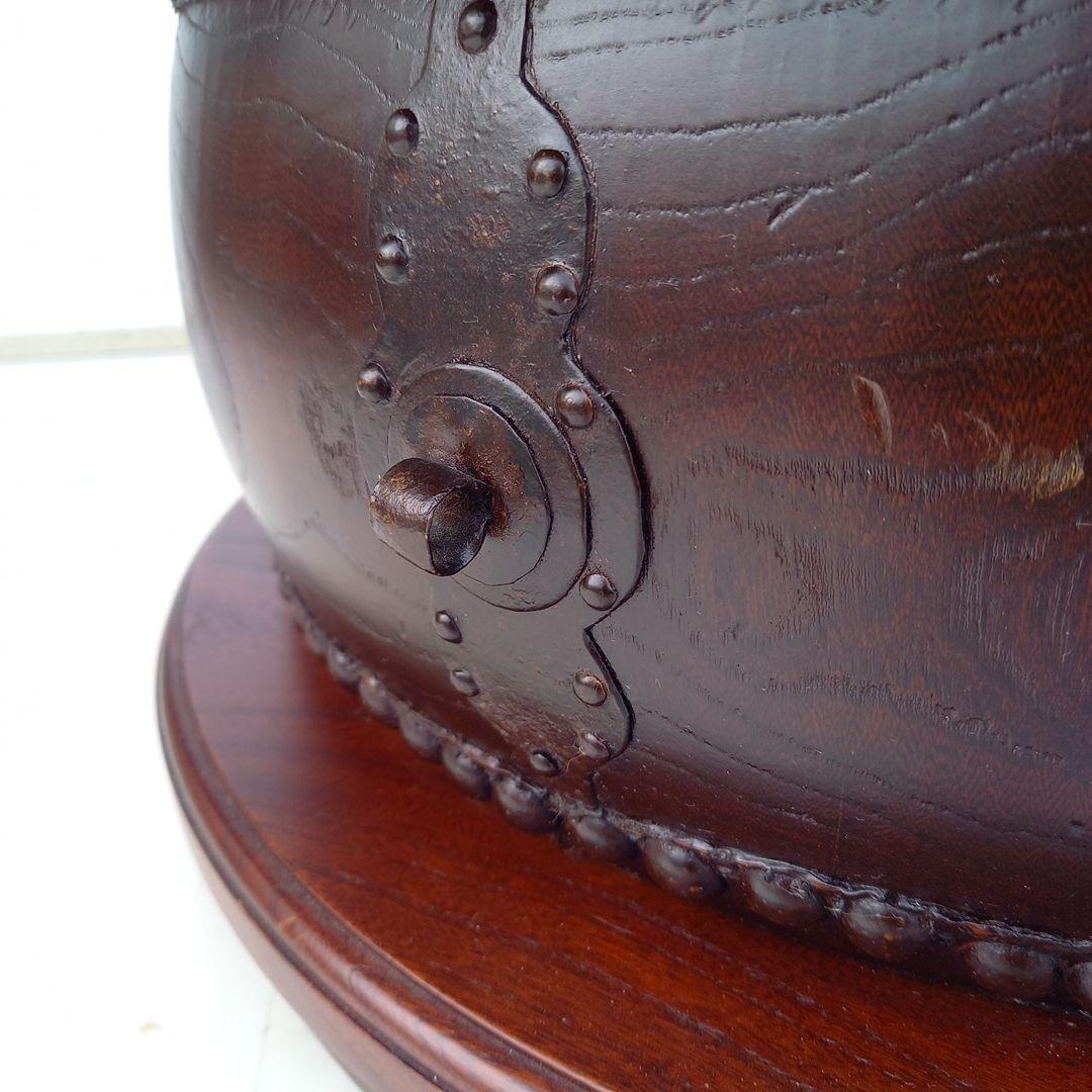 ビンテージ　ローテーブル　和太鼓の座卓　和太鼓