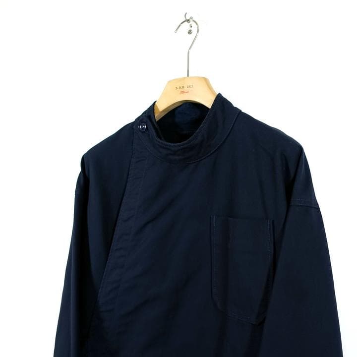 ★美品★エンジニアードガーメンツ　コットンダブルクロス　丸襟コート