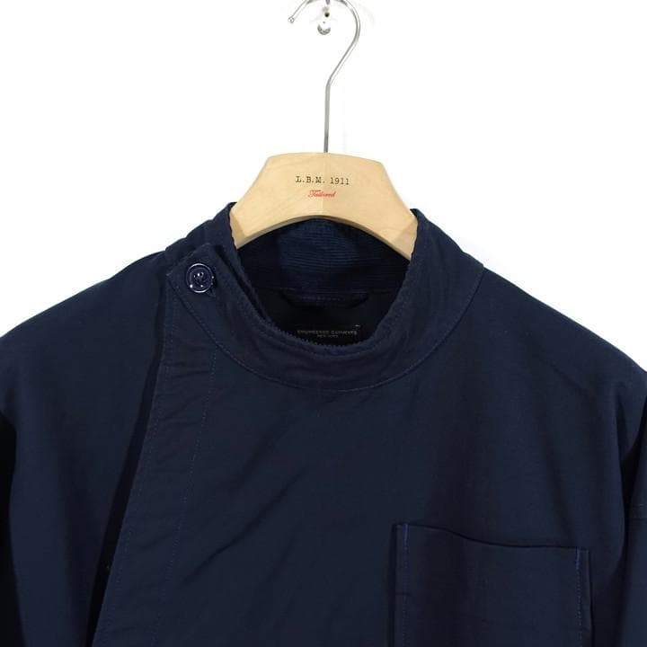 ★美品★エンジニアードガーメンツ　コットンダブルクロス　丸襟コート