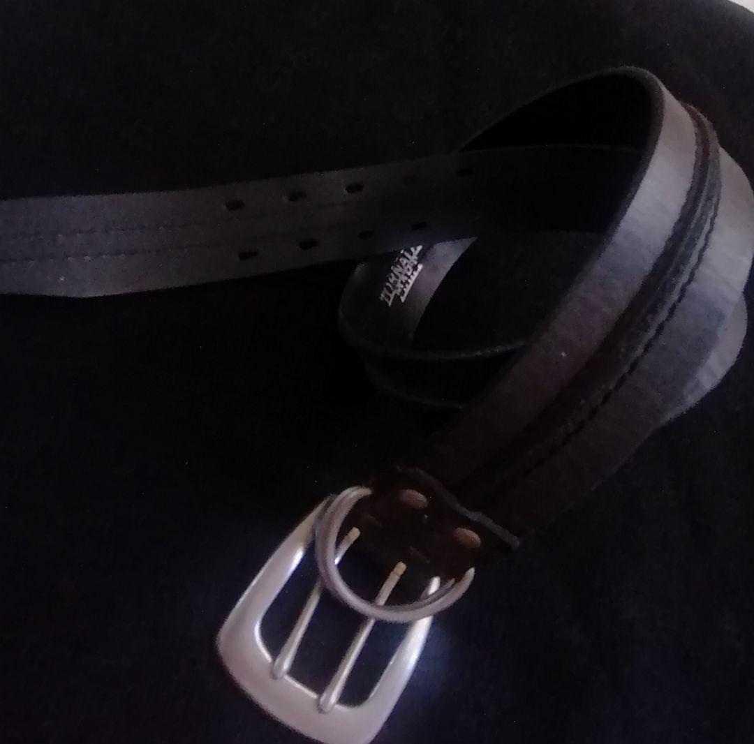 Hifumi-O　ダブルバックル　厚皮ベルト　L