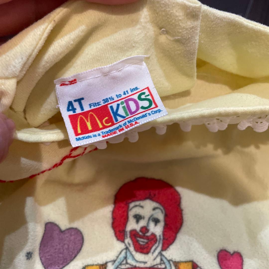 レア！　4T 110cm mckids マクドナルド ワンピース