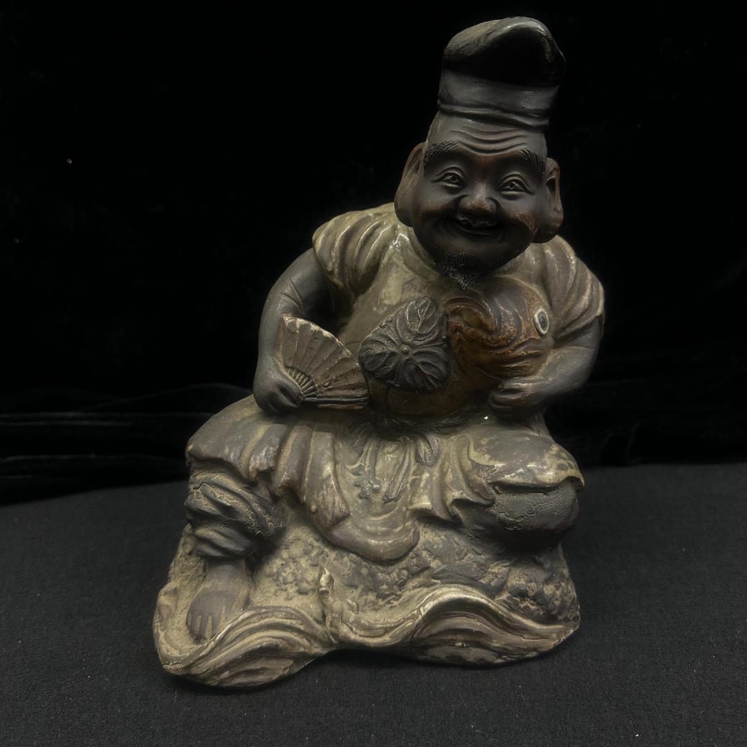 七福神　恵比寿様　陶器置物