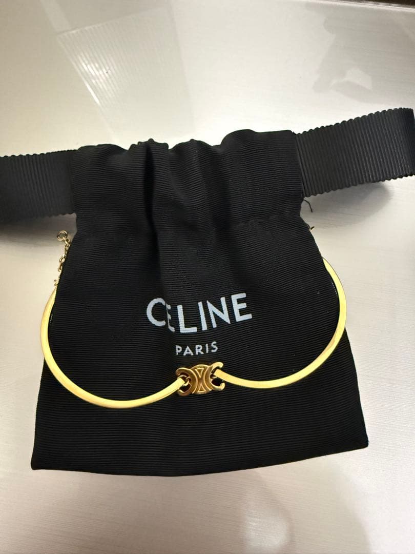 CELINE ゴールド ブレスレット