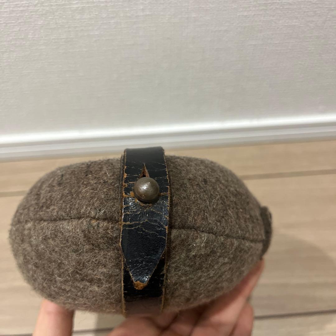 ノ*ー様 WWⅡドイツ軍／M31型アルミカップ付水筒 ドイツ国防軍 第二次世界大