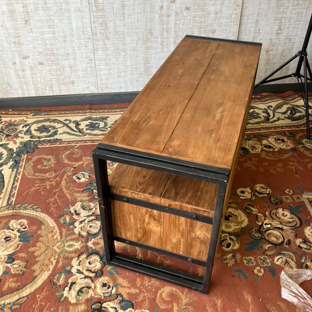 ディーボディ フェルム インダストリアル アイアン 無垢材 TVボード テレビ台