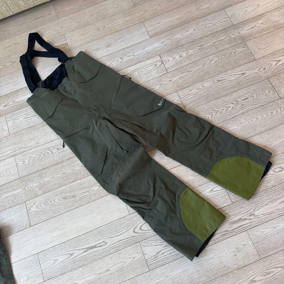 ak457 burton 上下 バートン ガイド ゴアテックス ビブ ジャケット