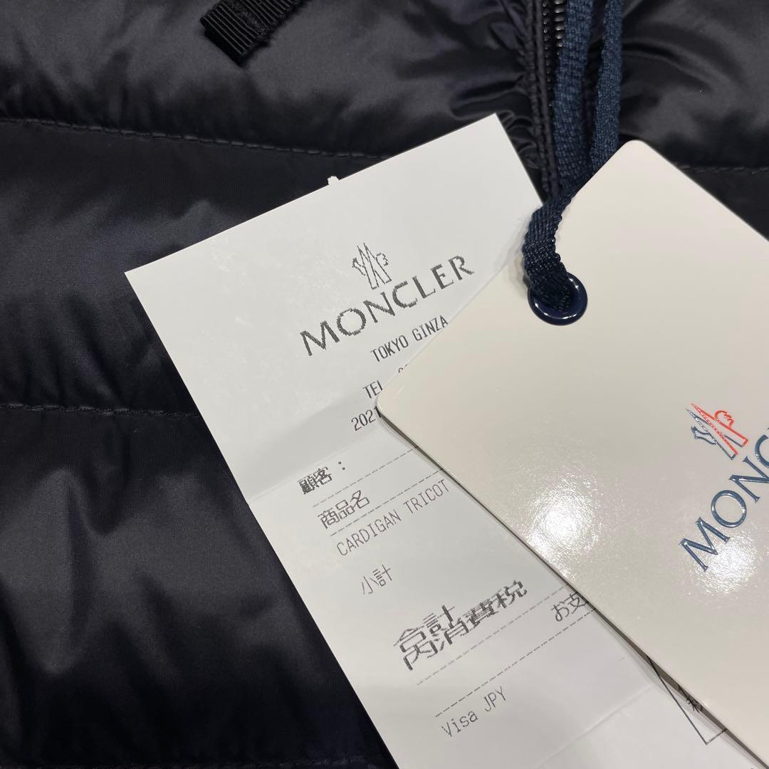 【国内正規品】MONCLER 銀座店購入 レディース ニットダウン ブラックXS