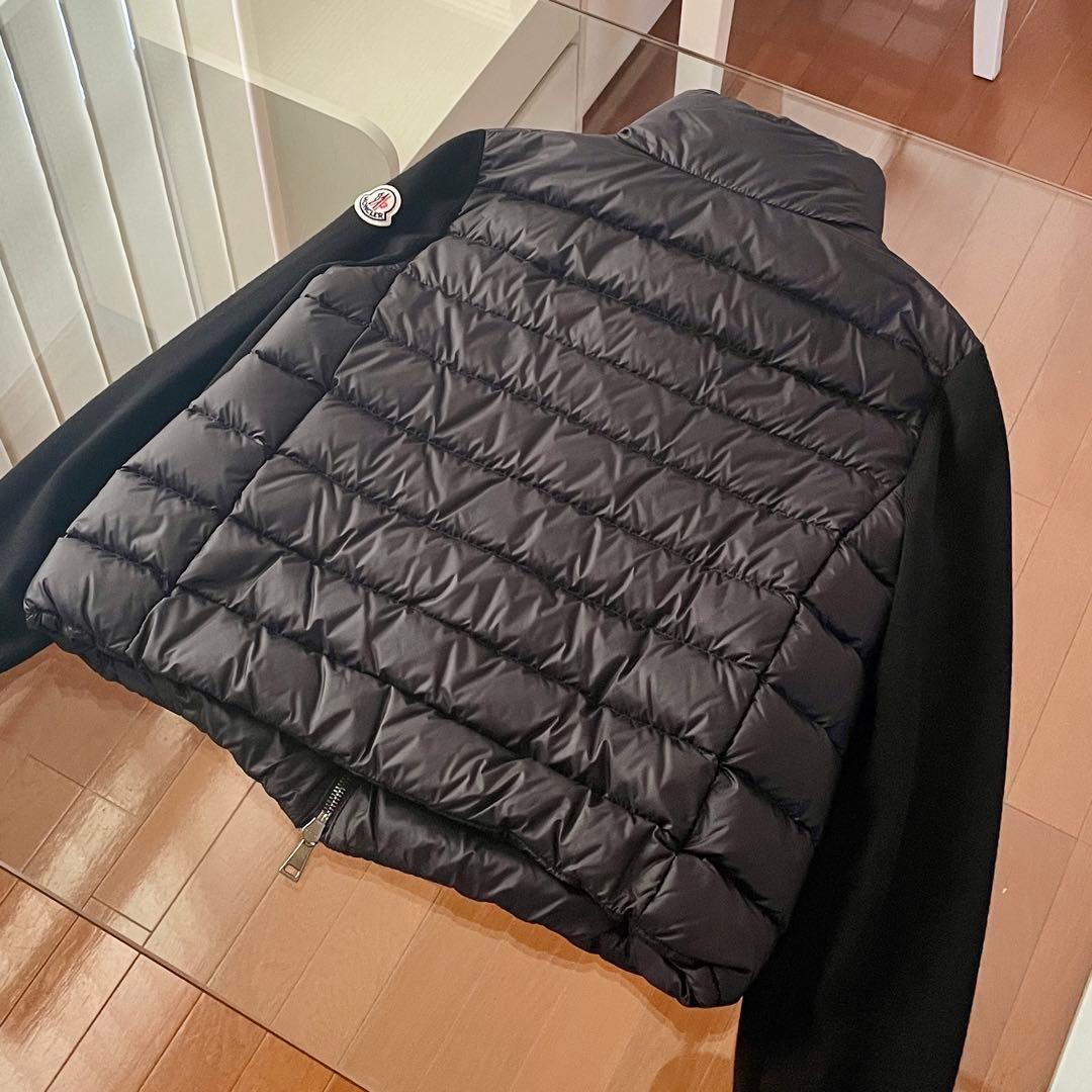 【国内正規品】MONCLER 銀座店購入 レディース ニットダウン ブラックXS