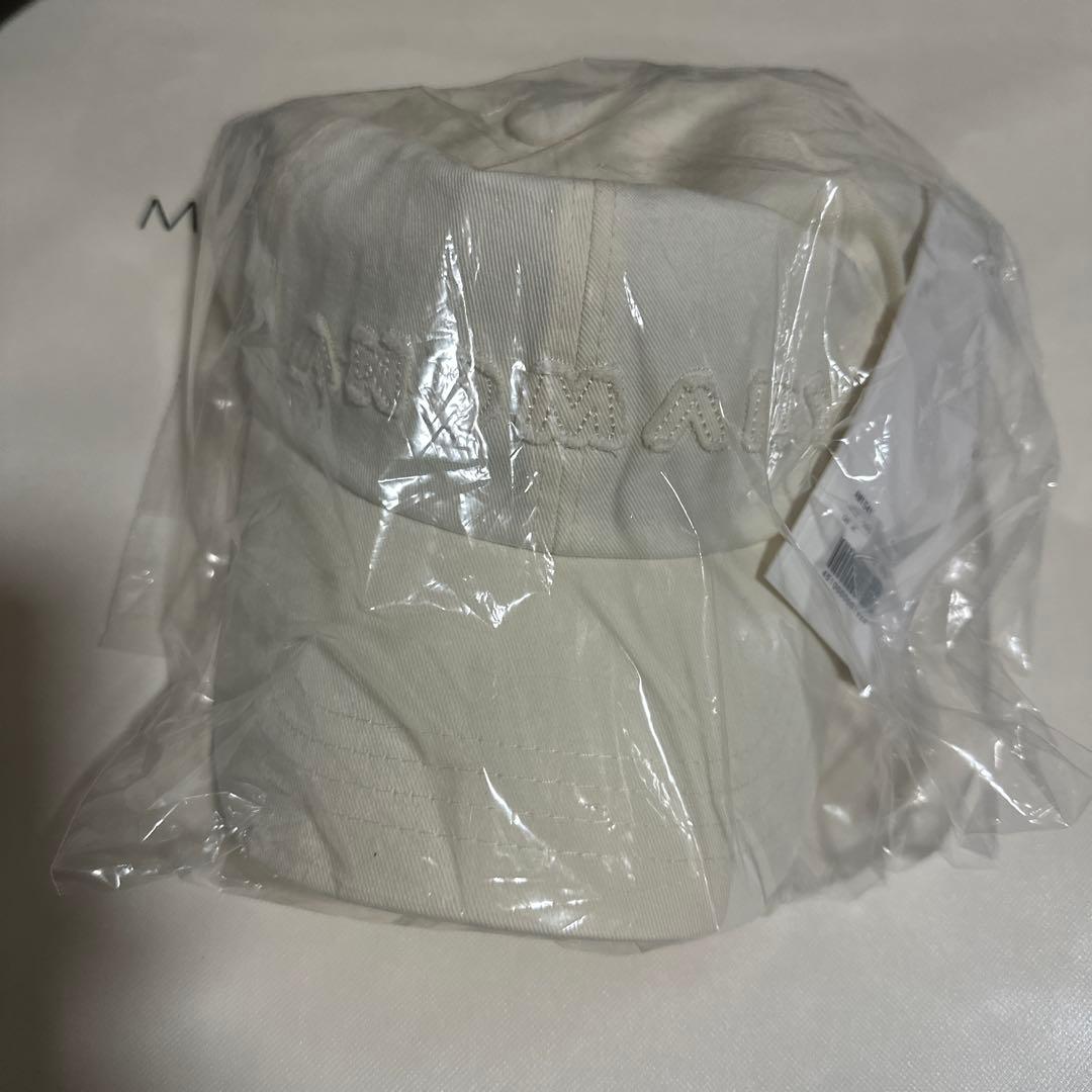 帽子 andMary Mary logo cap ivory