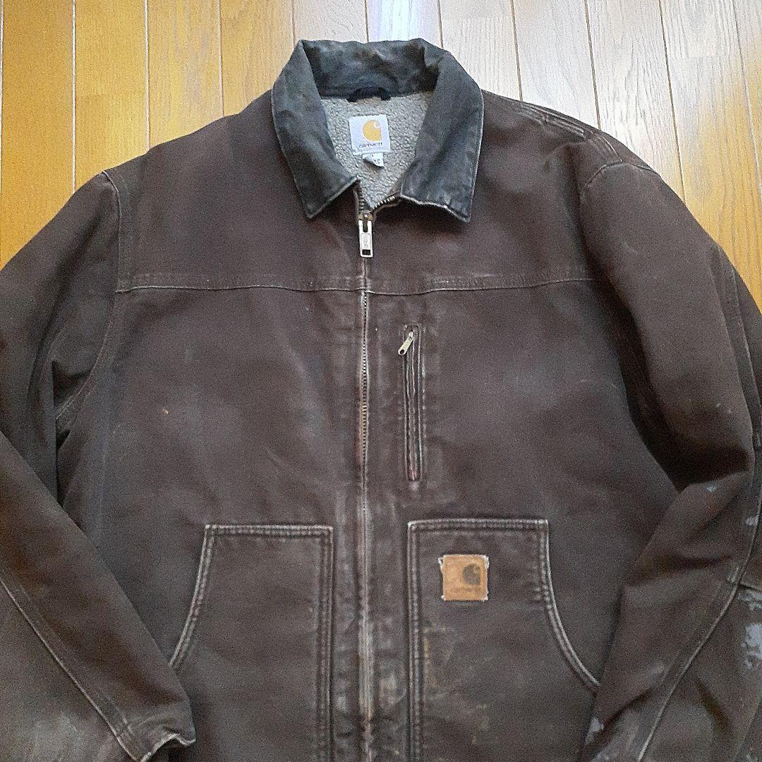 carharttトラディショナルジャケットC61DKB ダークブラウン フェード