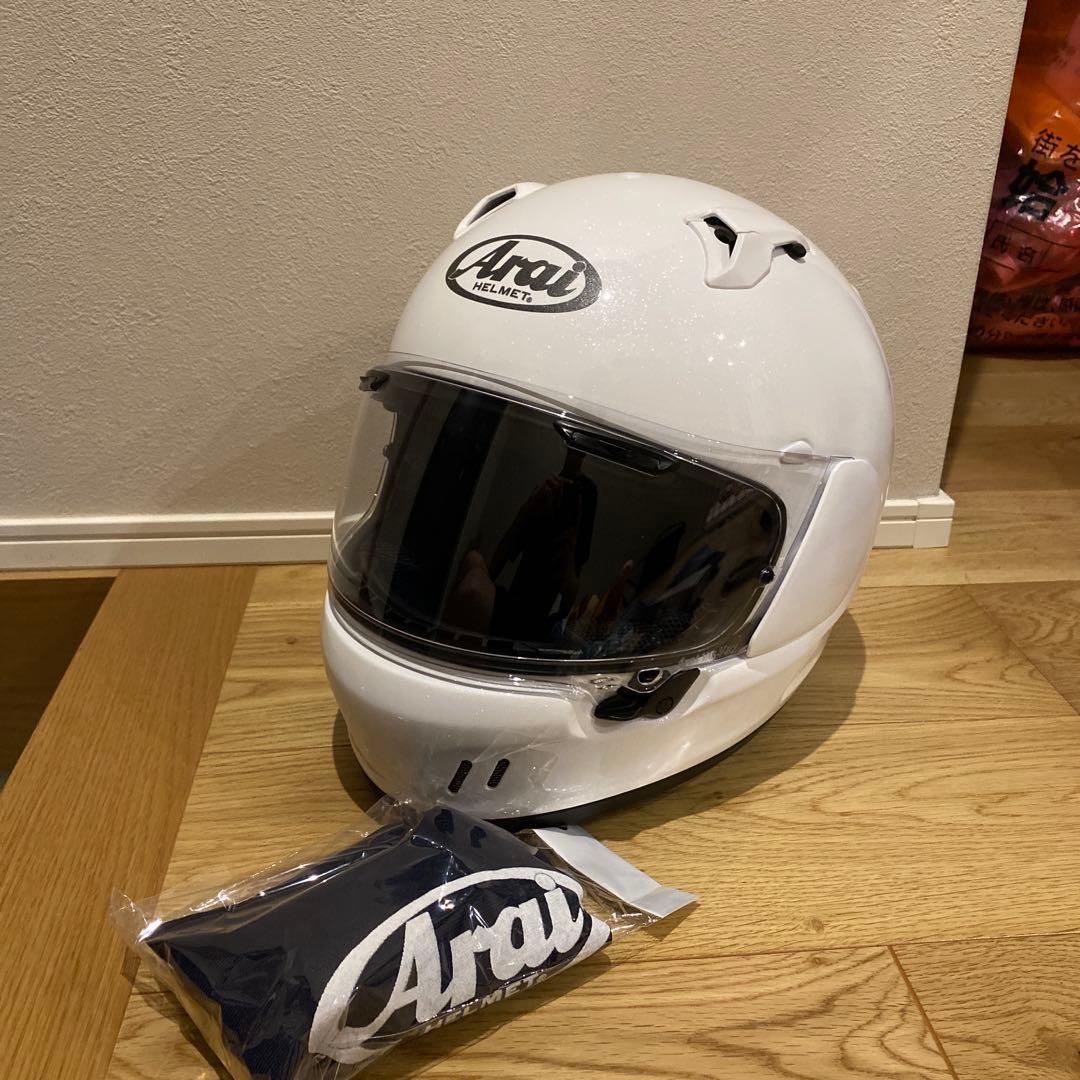 ※vegaさま専用 Arai XDフルフェイスヘルメット ホワイト　傷あり