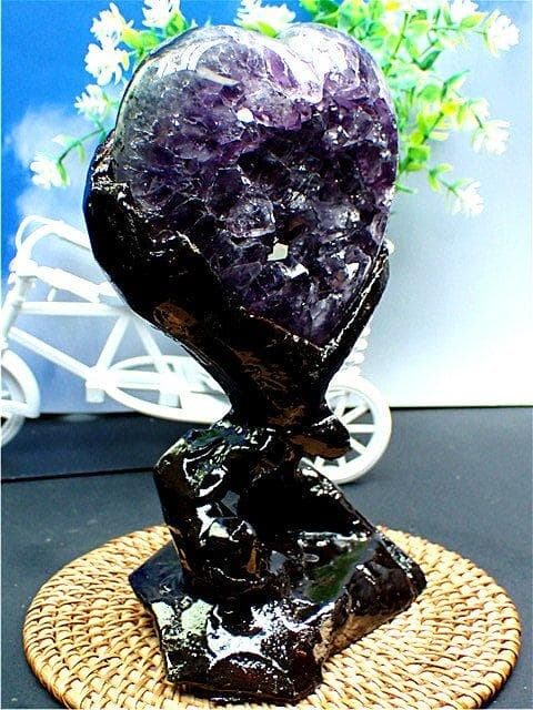 AAA級家庭円満◆天然ウルグアイ産アメジスト原石YT2G3/253G44A