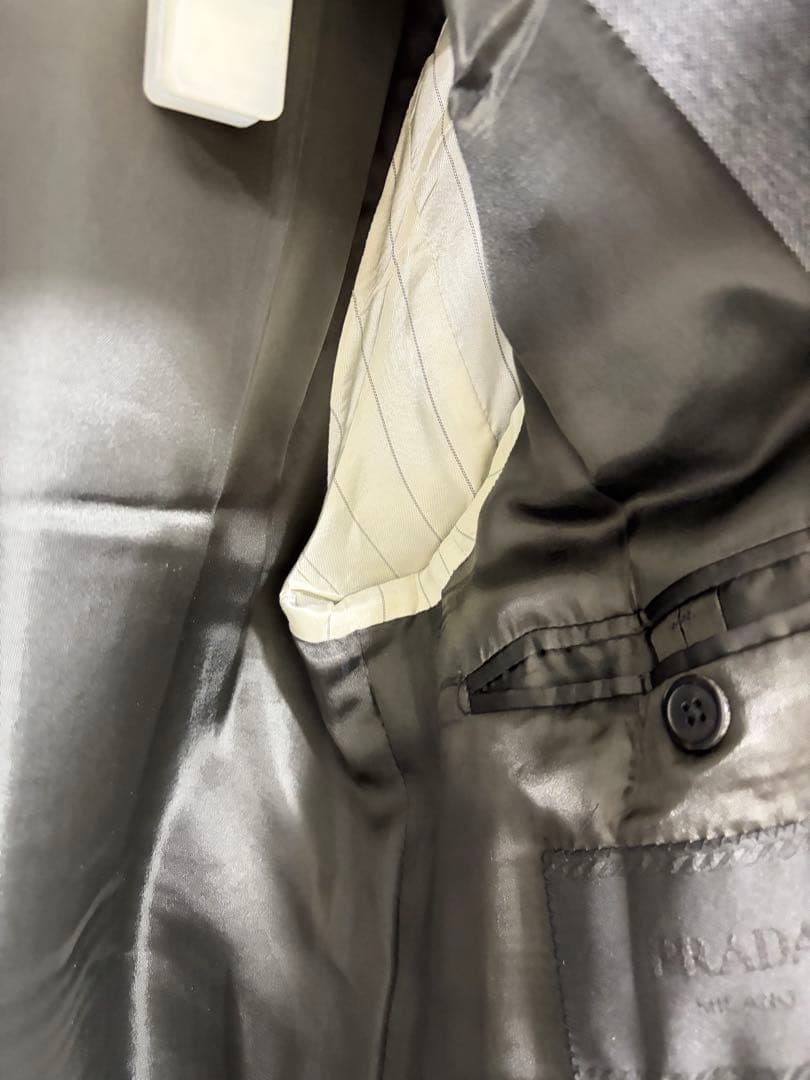PRADA プラダ　2015aw ダブルチェスターコート　44