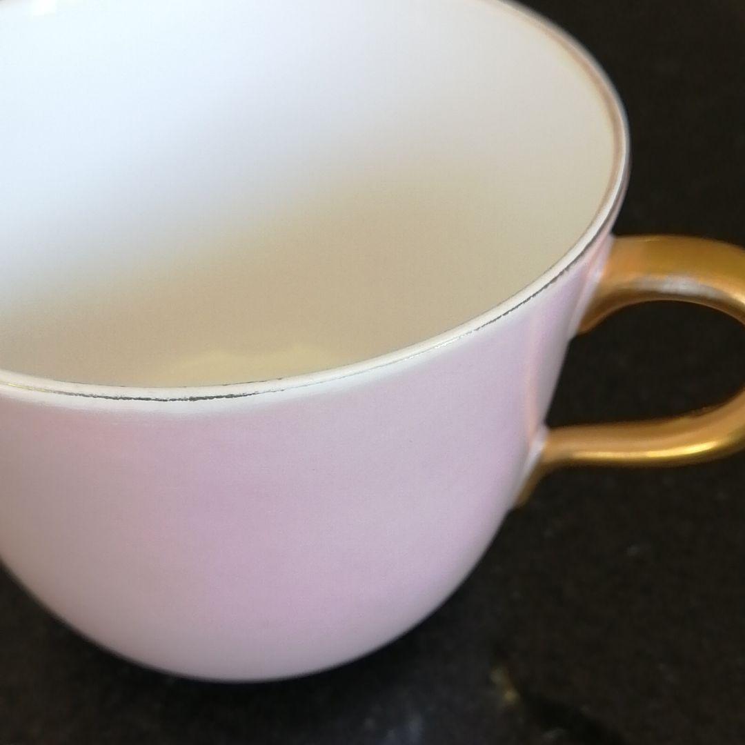 大倉陶園　ペアモーニングセットとエッグスタンド