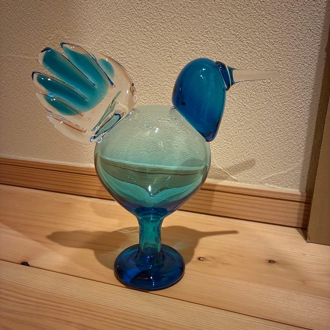 置物 Birds by Toikka ANO Turquoise Scope 25th