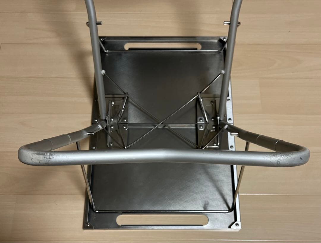  peak TAKIBI Myテーブルとステンレストレー 2点セット