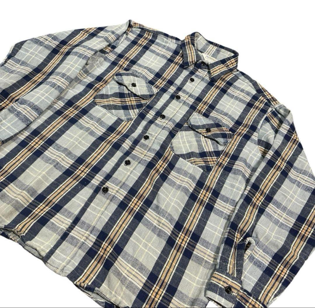 80年代FIVE BROTHER HEAVY FLANNEL WORK SHIR
