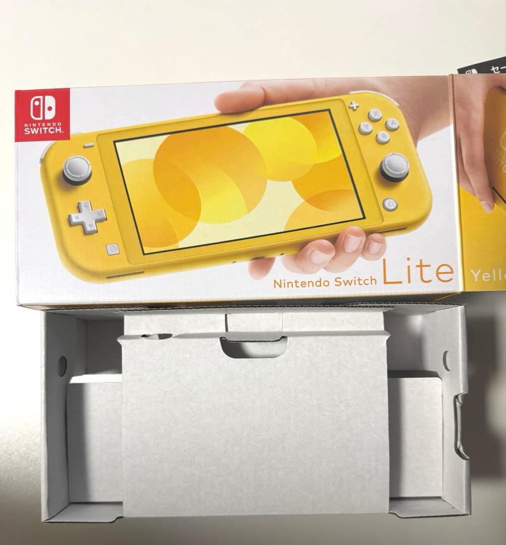 【動作確認済み】Nintendo Switch Lite イエロー 本体 箱付き