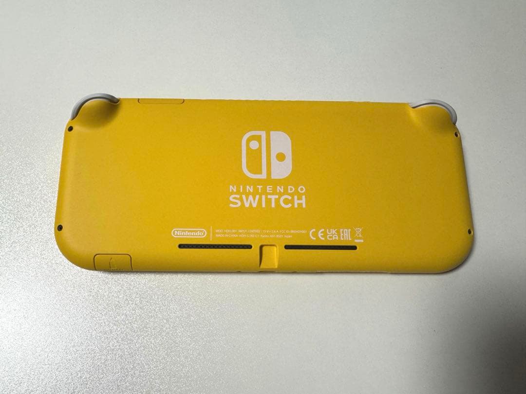【動作確認済み】Nintendo Switch Lite イエロー 本体 箱付き