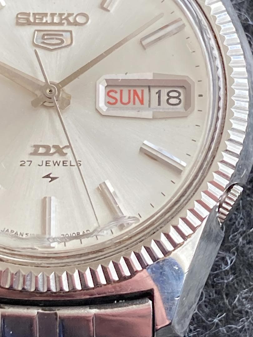 【とし】美品1968 51系 るSEIKO 5 DX 27石